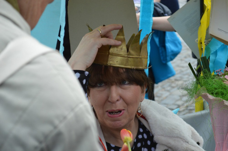 FOTOGALERIE: "Marek Eben" korunoval královnu Majálesu na Dolním náměstí