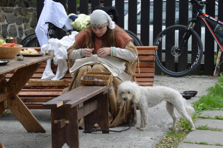 FOTOGALERIE: Na Helfštýně řinčí meče, koná se tam Festival vojenské historie