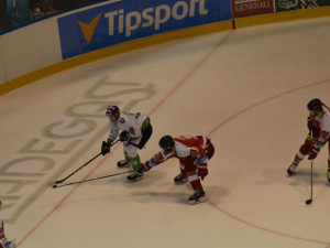 FOTOGALERIE: Mora počtvrté v řadě prohrává na domácím ledě. Tentokrát s Mladou Boleslaví