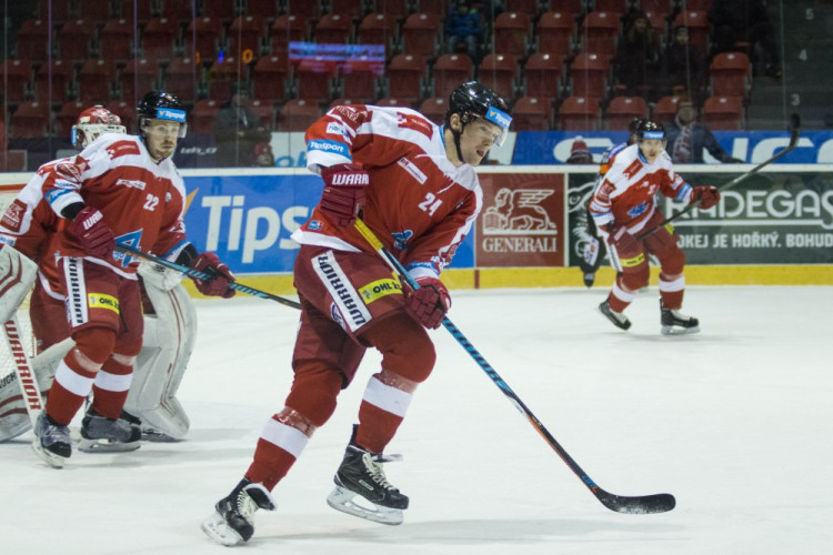 FOTOGALERIE: Mora dostala gól ve své vlastní přesilovce a smolně podlehla doma Vítkovicím 0:1
