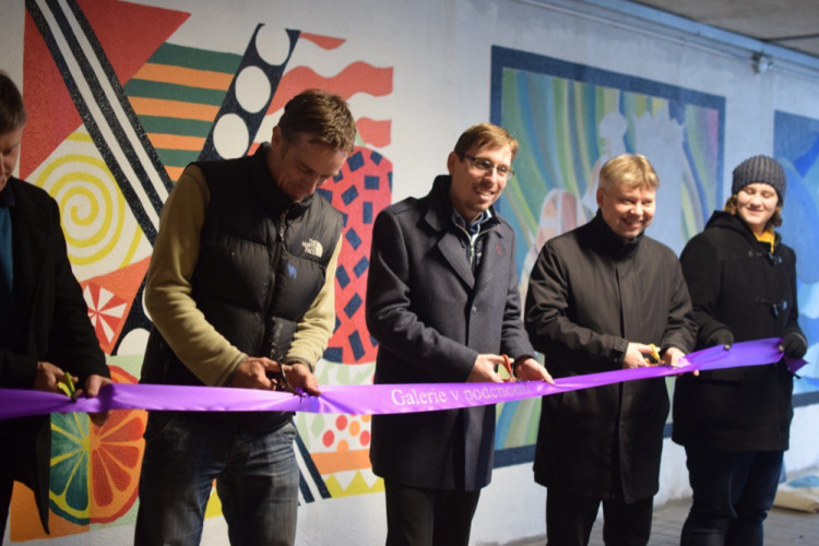 Slavnostní otevření Galerie v podchodu