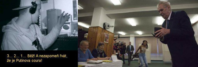 FOTOGALERIE: Zeman a aktivistka. To nejlepší z řádění internetových vtipálků