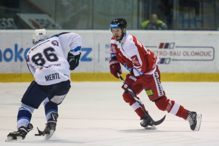 Olomouc ve třetím čtvrtfinále play-off nestačila na Plzeň a prohrála 3:4