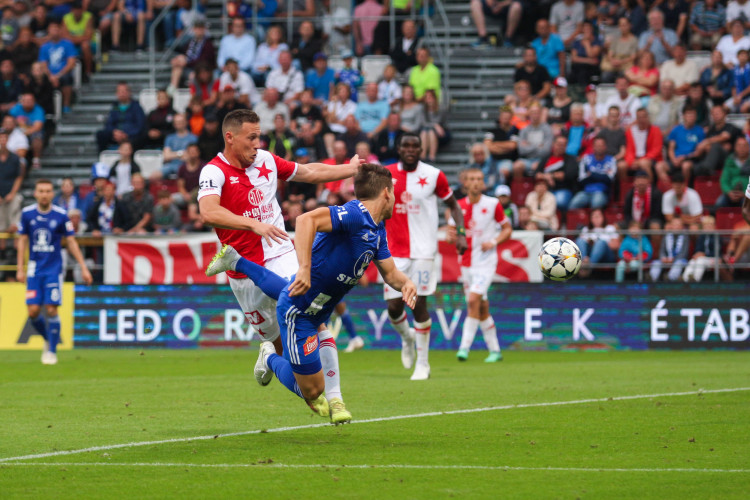 FOTOGALERIE: Slavia nadělila na úvod ligy Sigmě tři góly, z domácích zářil nováček Pilař