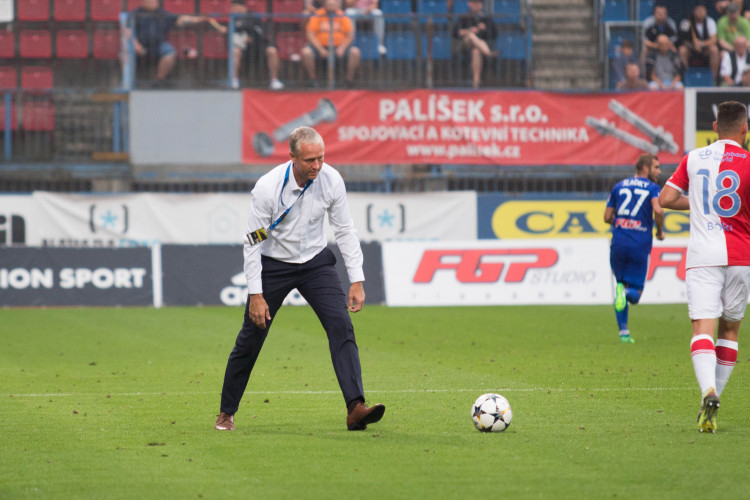 FOTOGALERIE: Slavia nadělila na úvod ligy Sigmě tři góly, z domácích zářil nováček Pilař