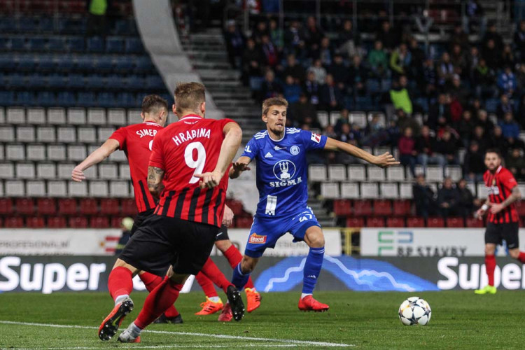 Sigma vydřela s Opavou na domácím hřišti bod, po dvou inkasovaných gólech vyrovnala na 2:2