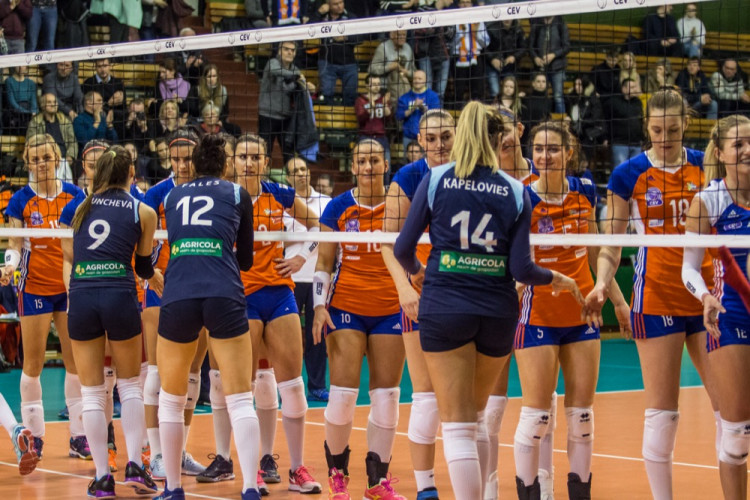 FOTOGALERIE: Olomoucké volejbalistky padly s Rumunkami v odvetném utkání Evropského poháru