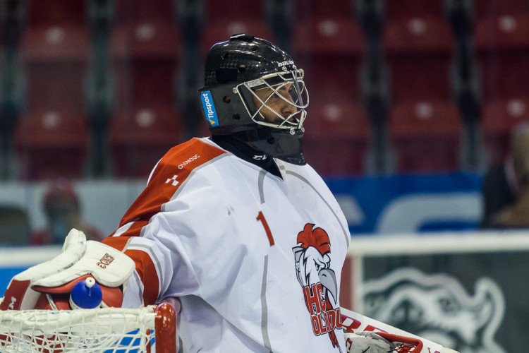 FOTOGALERIE: Olomoučtí hokejisté na úvod přípravy prohráli s kazašským Kokšetau 2:3 po nájezdech