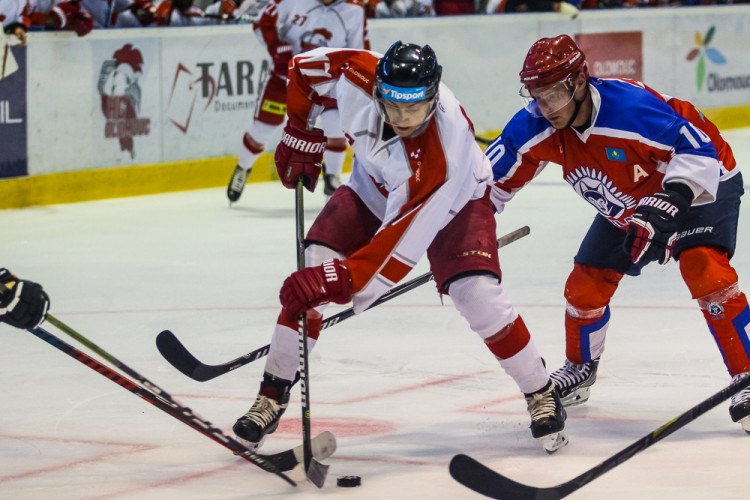 FOTOGALERIE: Olomoučtí hokejisté na úvod přípravy prohráli s kazašským Kokšetau 2:3 po nájezdech
