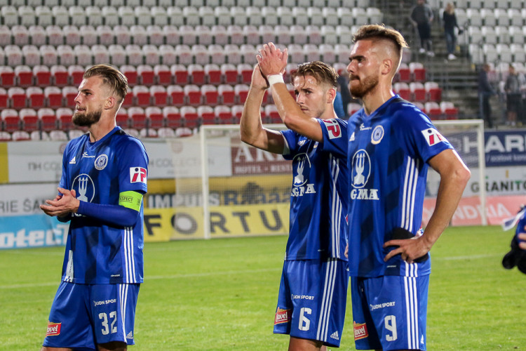 FOTOGALERIE: Sigma doma poprvé prohrála. Hanáky porazili ligoví nováčci z Českých Budějovic