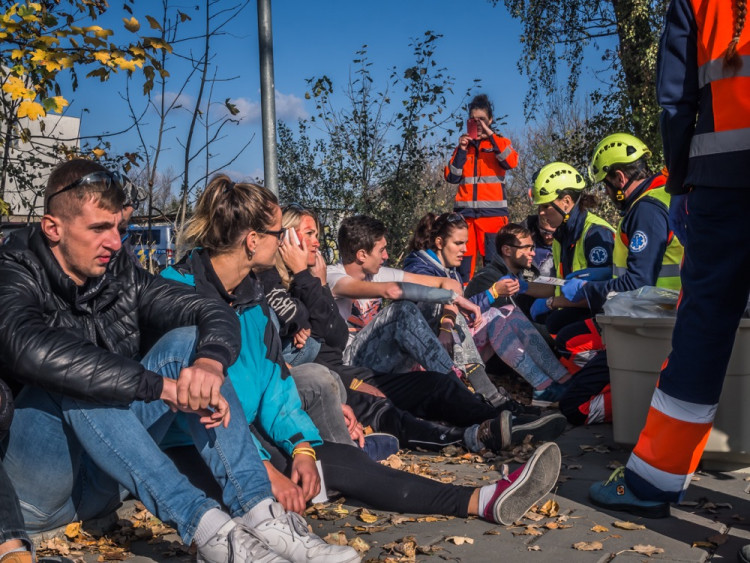 FOTOGALERIE: Podívejte se na fotky z velkého cvičení záchranných složek v Olomouci