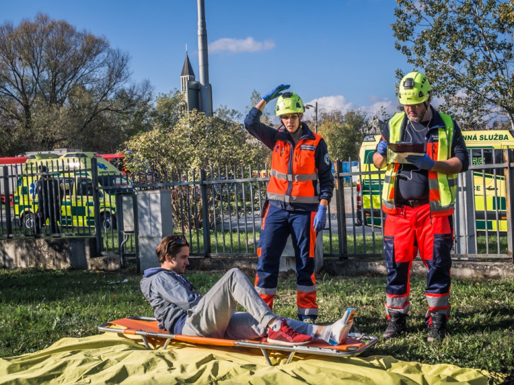 FOTOGALERIE: Podívejte se na fotky z velkého cvičení záchranných složek v Olomouci
