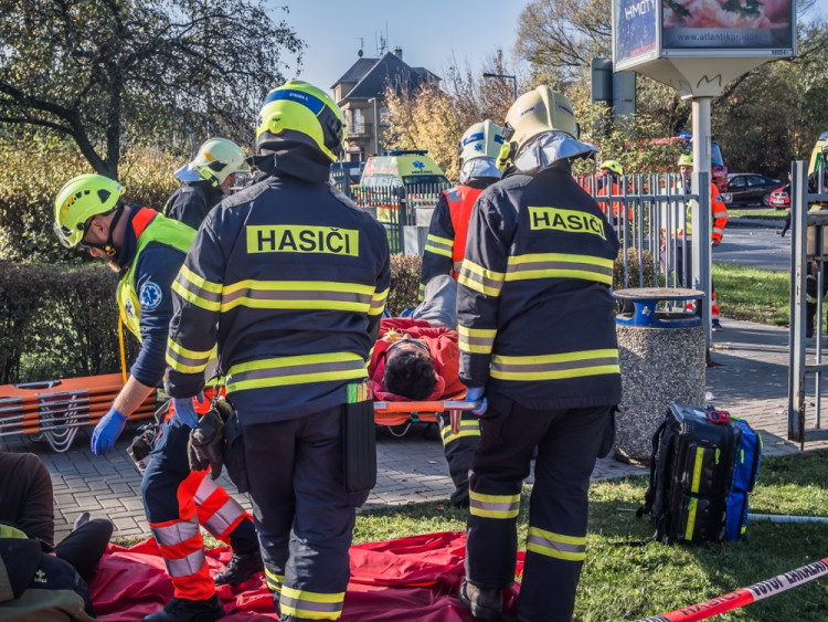 FOTOGALERIE: Podívejte se na fotky z velkého cvičení záchranných složek v Olomouci