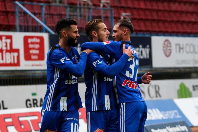 FOTOGALERIE: Mladá Boleslav v Olomouci srovnala během jedné minuty na 2:2