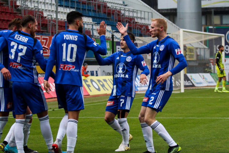 FOTOGALERIE: Mladá Boleslav v Olomouci srovnala během jedné minuty na 2:2