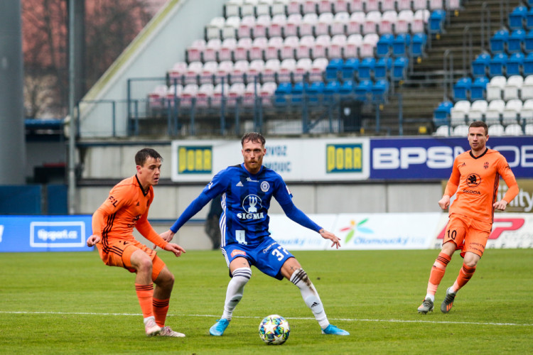 FOTOGALERIE: Mladá Boleslav v Olomouci srovnala během jedné minuty na 2:2