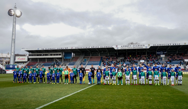 FOTOGALERIE: Olomouc remizovala s Jabloncem v divokém zápase 1:1