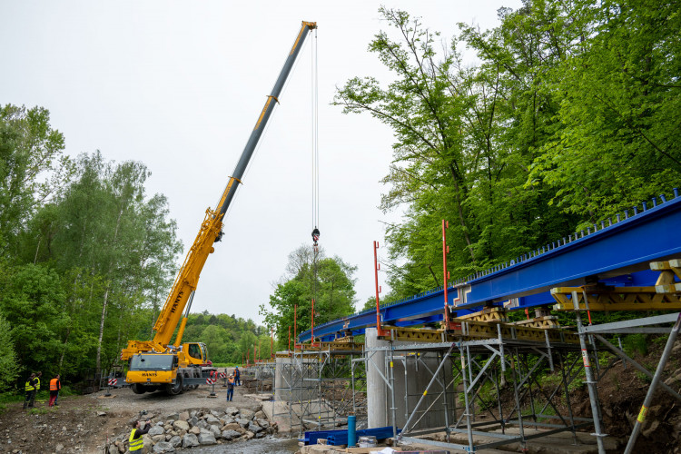 Most pro cyklisty na Plumlovské přehradě