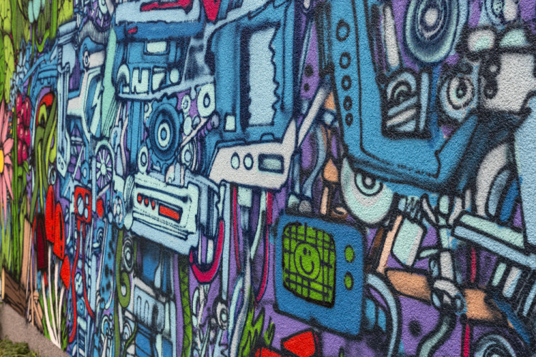 Street Art: Velkoplošné malby ozvláštnily fasády v centru Olomouce i v areálu vysokoškolských kolejí