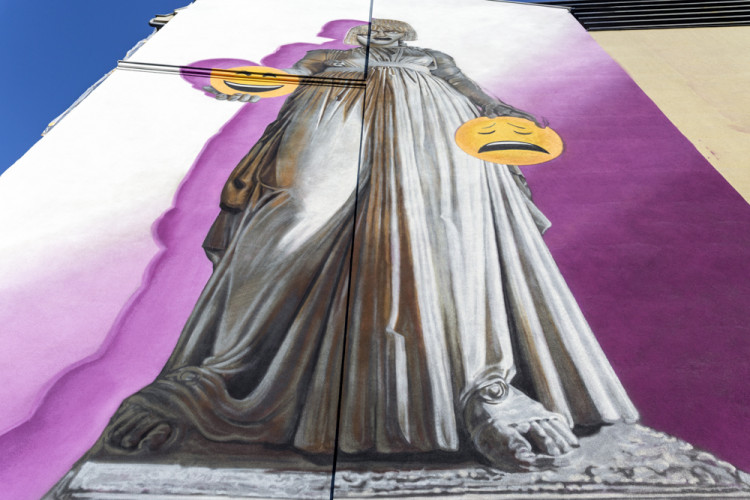 Street Art: Velkoplošné malby ozvláštnily fasády v centru Olomouce i v areálu vysokoškolských kolejí