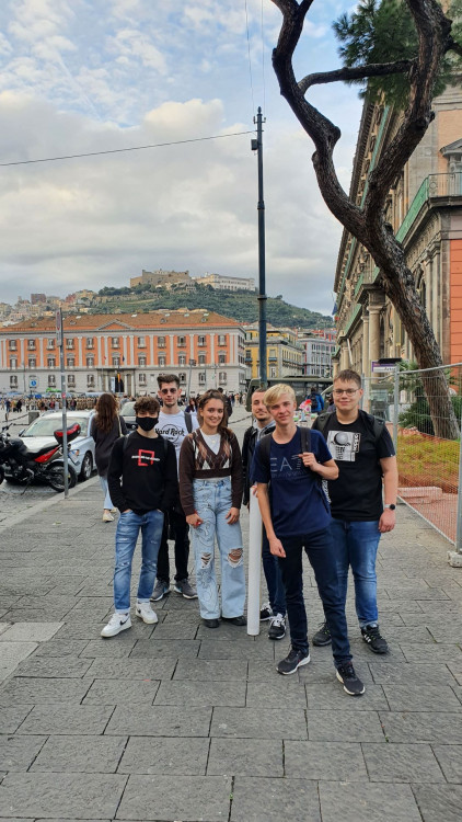 Studenti gymnázia jsou v Itálii
