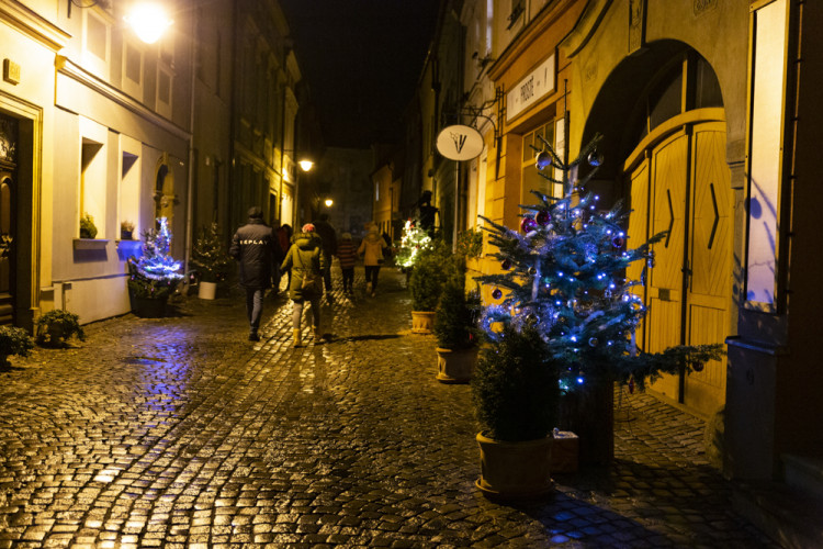 Vánoční ulička v centru