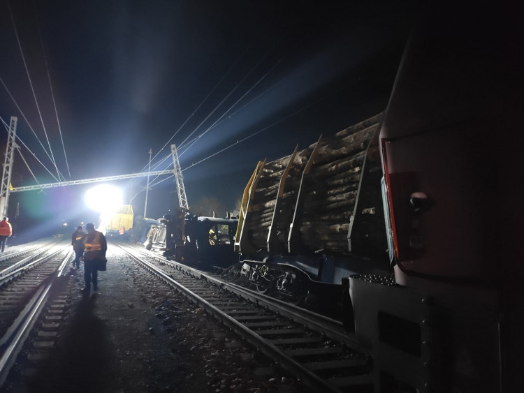 FOTOGALERIE: Srážka dvou nákladních vlaků v Prosenicích