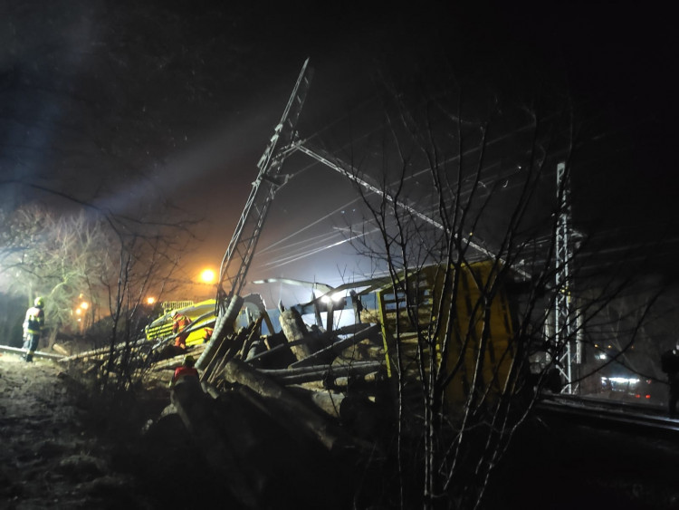 FOTOGALERIE: Srážka dvou nákladních vlaků v Prosenicích