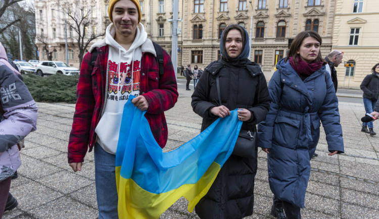 Setkání na podporu Ukrajiny v Olomouci