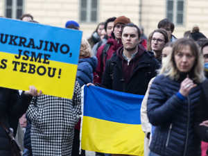 Setkání na podporu Ukrajiny v Olomouci