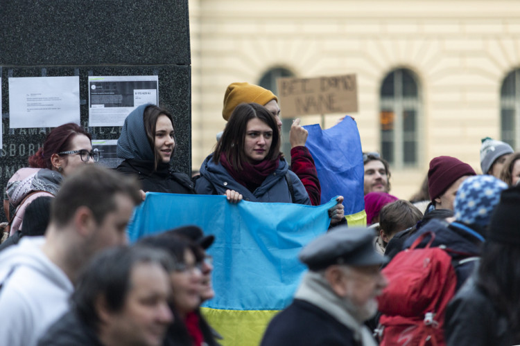 Setkání na podporu Ukrajiny v Olomouci