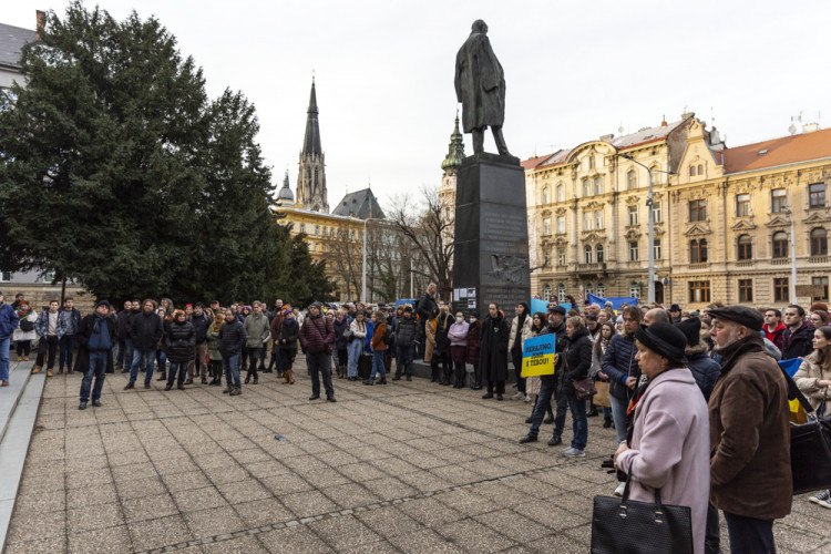 Setkání na podporu Ukrajiny v Olomouci