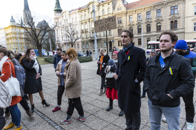 Setkání na podporu Ukrajiny v Olomouci