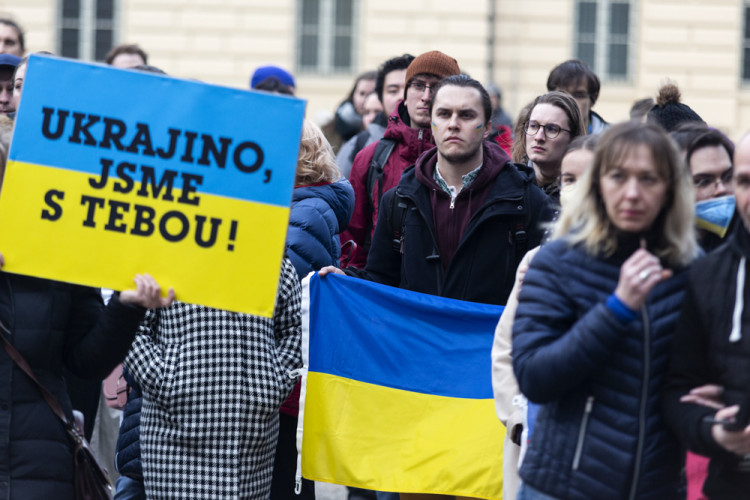 Setkání na podporu Ukrajiny v Olomouci
