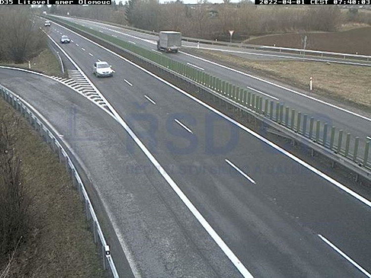 FOTOGALERIE: Aprílové sněžení na severu Olomouckého kraje