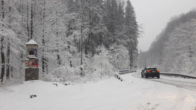 FOTOGALERIE: Aprílové sněžení na severu Olomouckého kraje