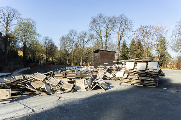 Letní kino v Olomouci prošlo rekonstrukcí. Hlediště ještě čekají úpravy