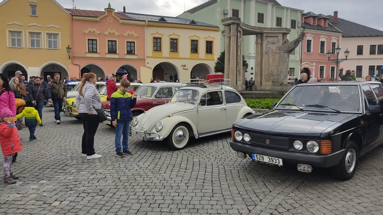 FOTOGALERIE: Jízda veteránů z Přerova na Helfštýn
