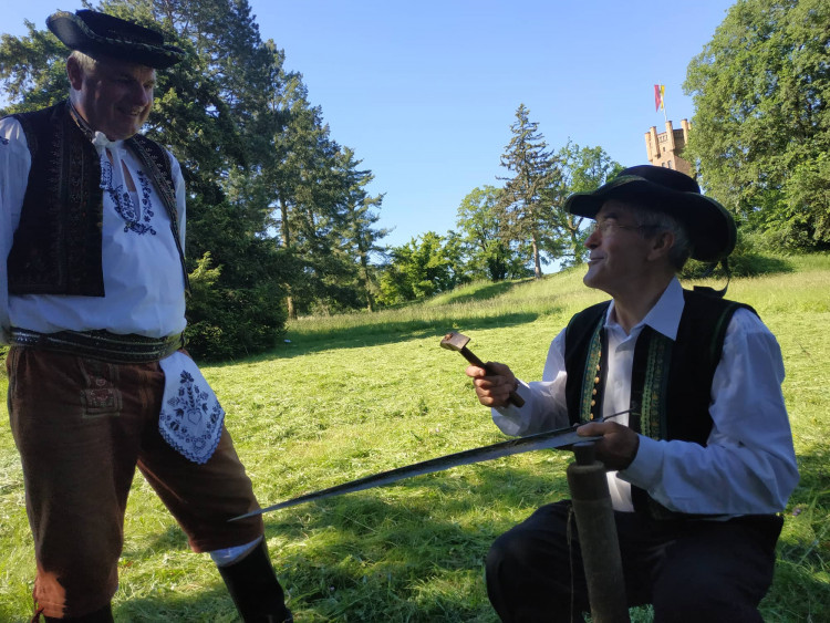 FOTOGALERIE: Zámecky sečeni lóke v Čechách pod Kosířem