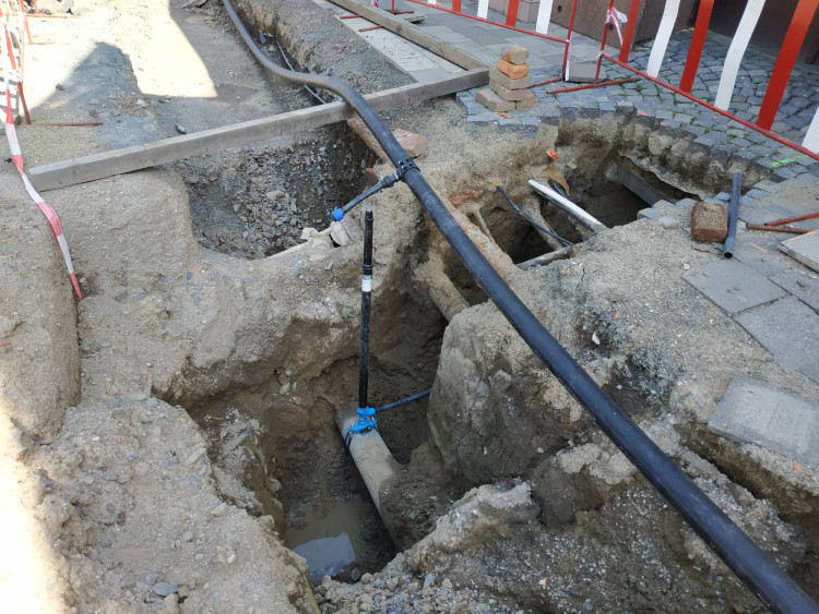 FOTOGALERIE: Opravy důležité Wolkerovy ulice v Prostějově