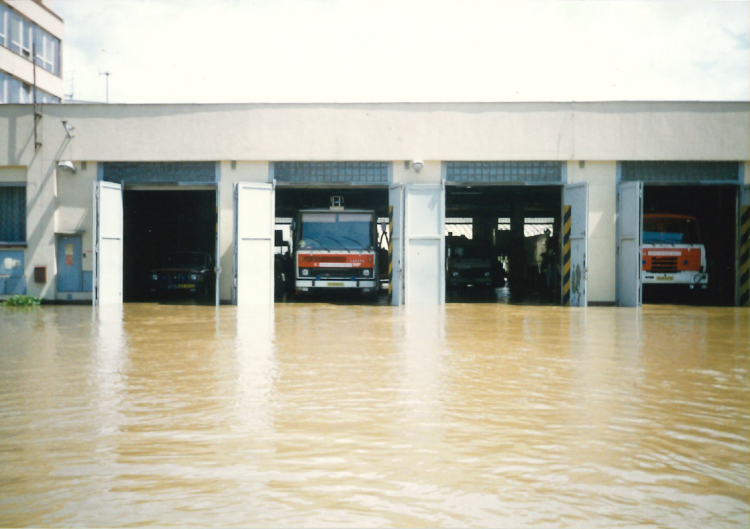 FOTOGALERIE: Povodně v roce 1997 v Olomouci