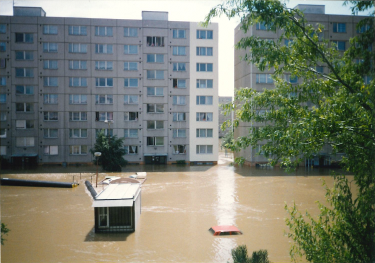 FOTOGALERIE: Povodně v roce 1997 v Olomouci