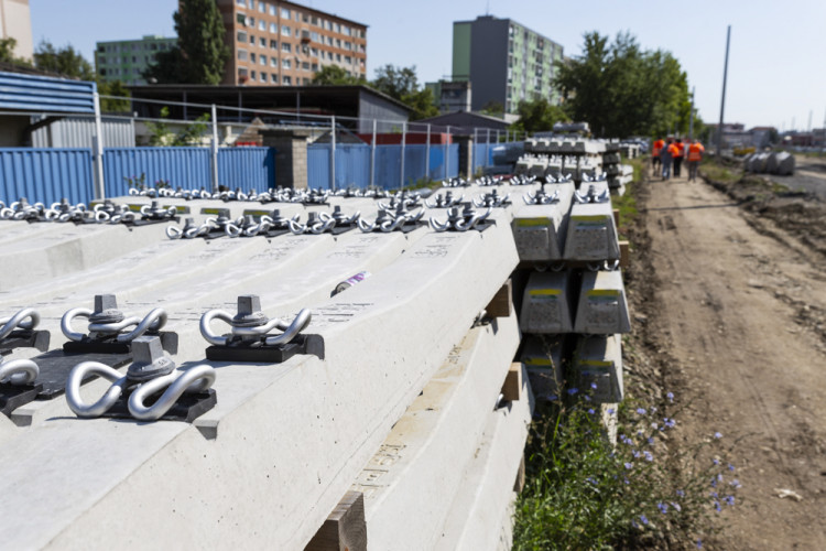 Stavba tramvajové trati v Olomouci pokračuje, v provozu má být od listopadu