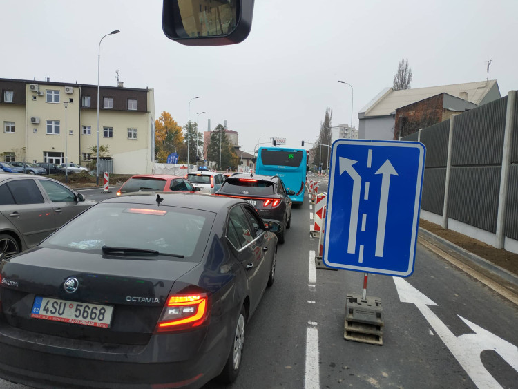 FOTOGALERIE: Přerovský průpich začal sloužit motoristům