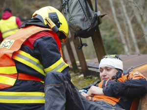 FOTOGALERIE: Taktické cvičení Vlak 2022 simulovalo tragickou nehodu u Olomouce