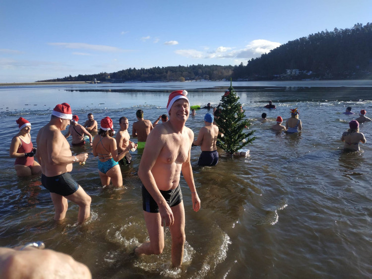 FOTOGALERIE: Štědrý den na Plumlovské přehradě