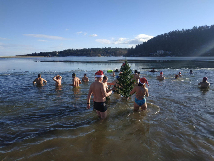 FOTOGALERIE: Štědrý den na Plumlovské přehradě